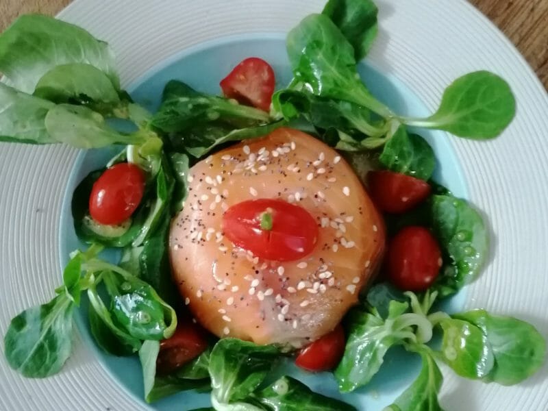Cliquez pour zoomer ! Dôme de saumon cœur fondant Thermomix par Maudpharma