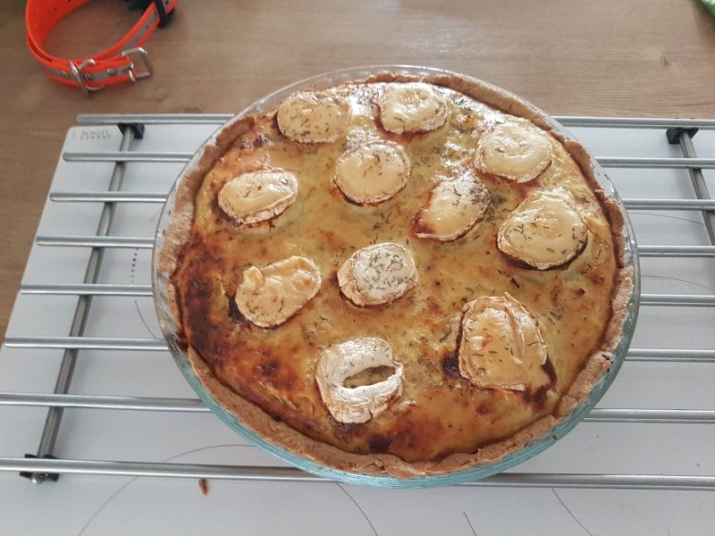 Cliquez pour zoomer ! Quiche oignons, chèvre et miel Thermomix par mamimanina