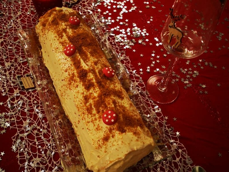 Cliquez pour zoomer ! Bûche Tiramisu Thermomix par delphDD