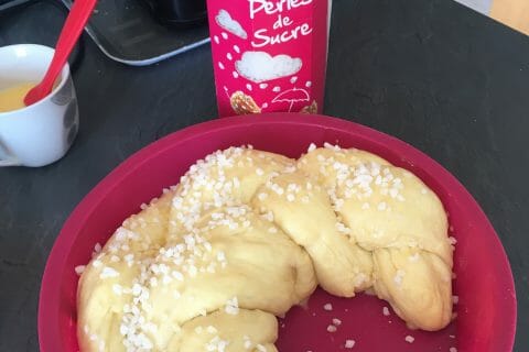 Cliquez pour zoomer ! Brioche tressée à la mie filante Thermomix par manon55