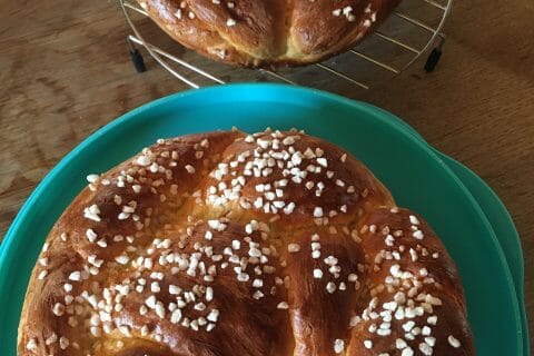 Cliquez pour zoomer ! Brioche tressée à la mie filante Thermomix par manon55
