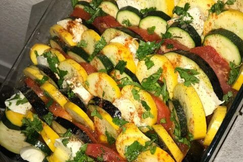 Cliquez pour zoomer ! Tian de légumes et mozarella Thermomix par chirine