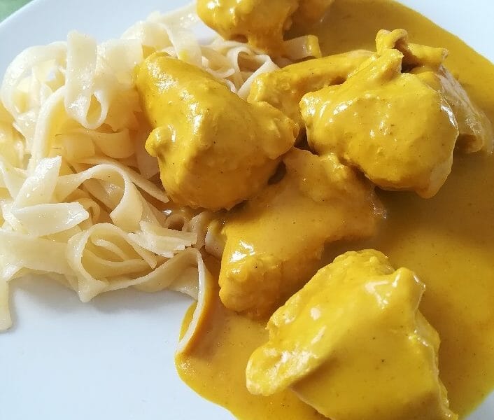 Cliquez pour zoomer ! Poulet coco aux 3 épices Thermomix par Chouchou44