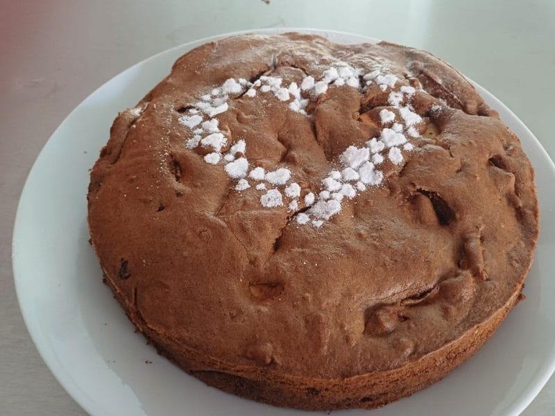 Cliquez pour zoomer ! Gâteau aux pommes, noix et raisins secs Thermomix par mary12775