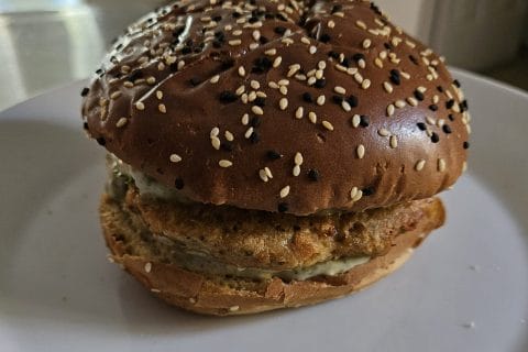 Cliquez pour zoomer ! Burger au saumon Thermomix par mary12775