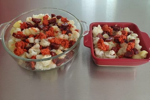 Cliquez pour zoomer ! Gratin de chou-fleur au chorizo Thermomix par mary12775