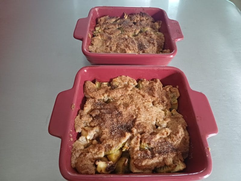 Cliquez pour zoomer ! Crumble pommes poires kiwis Thermomix par mary12775