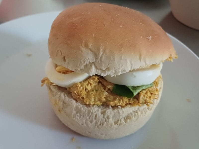 Cliquez pour zoomer ! Club sandwich poulet curry Thermomix par mary12775