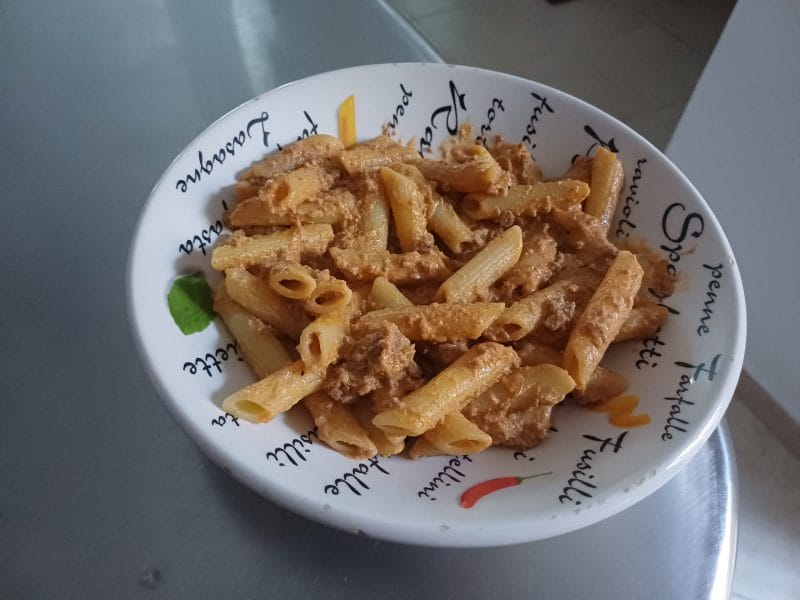 Cliquez pour zoomer ! Penne à la vodka Thermomix par mary12775