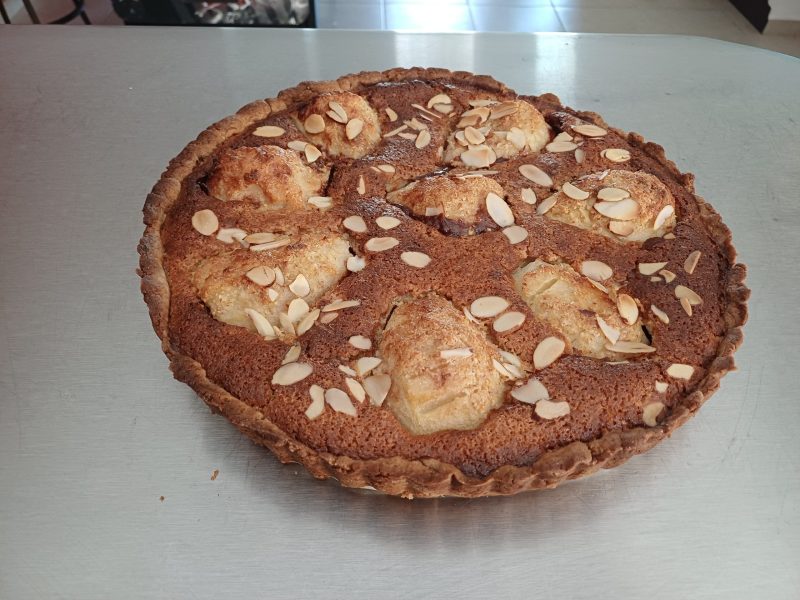 Cliquez pour zoomer ! Tarte aux poires sur lit de chocolat Thermomix par mary12775