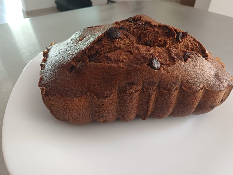 Cliquez pour zoomer ! Cake banane et pépites de chocolat Thermomix par mary12775