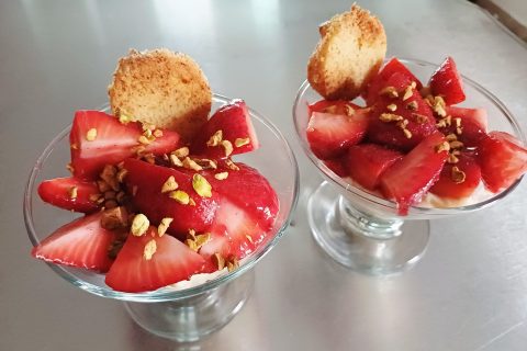 Cliquez pour zoomer ! Tarte aux fraises destructurée Thermomix par mary12775