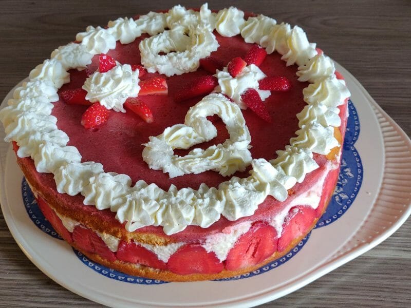 Cliquez pour zoomer ! Fraisier Thermomix par Katy