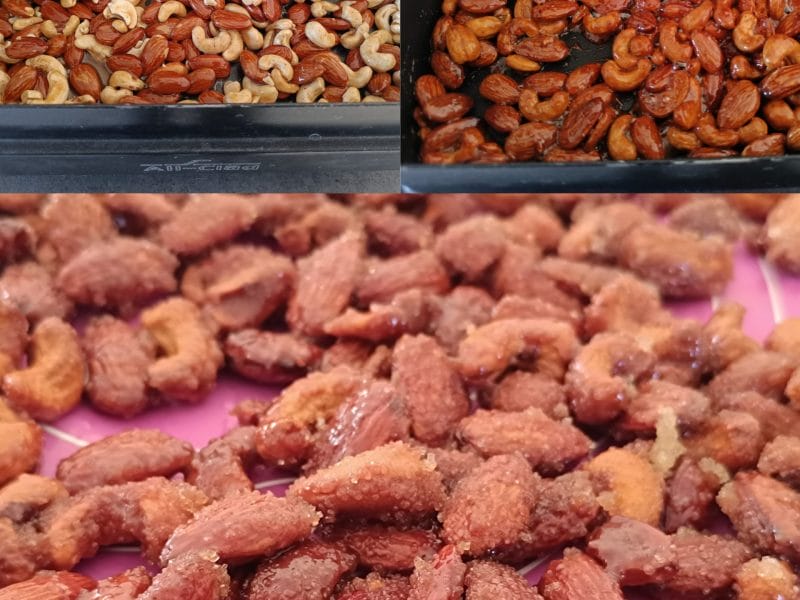 Cliquez pour zoomer ! Amandes grillées à la cannelle et au miel Thermomix par Aggns