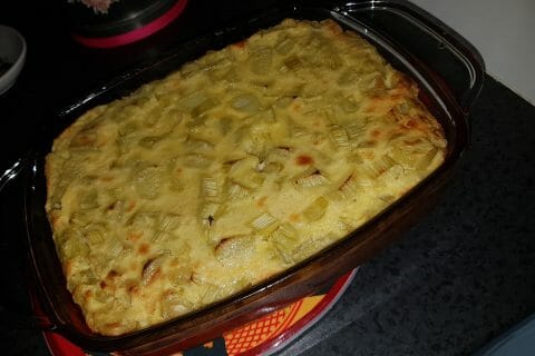 Cliquez pour zoomer ! Clafoutis à la rhubarbe Thermomix par eloday88