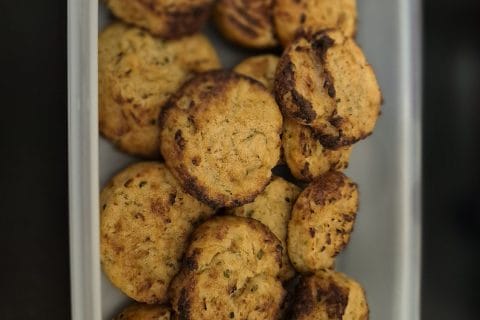 Cliquez pour zoomer ! Croquettes de chou-fleur au jambon cru Thermomix par julia_248