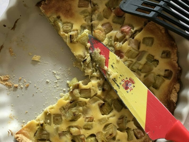 Cliquez pour zoomer ! Tarte à la rhubarbe Thermomix par vanou25