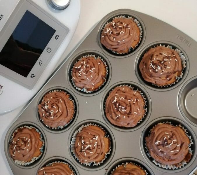 Cliquez pour zoomer ! Cupcakes au nutella Thermomix par Annie11