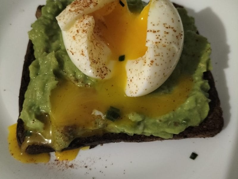 Cliquez pour zoomer ! Tartine avocat et oeuf mollet Thermomix par olidolly17
