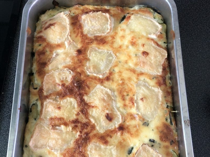 Cliquez pour zoomer ! Gratin de courgettes au chèvre Thermomix par ManoB