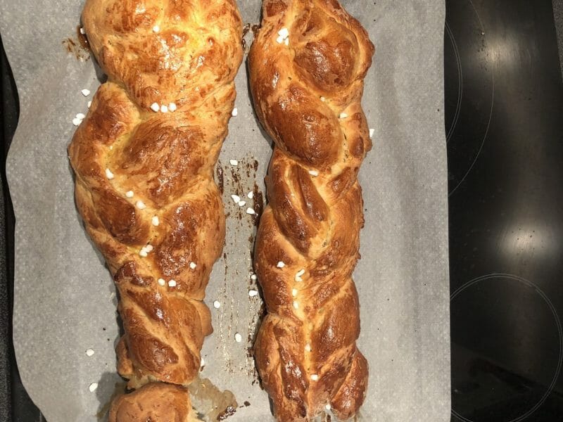 Cliquez pour zoomer ! Brioche tressée à la mie filante Thermomix par ManoB