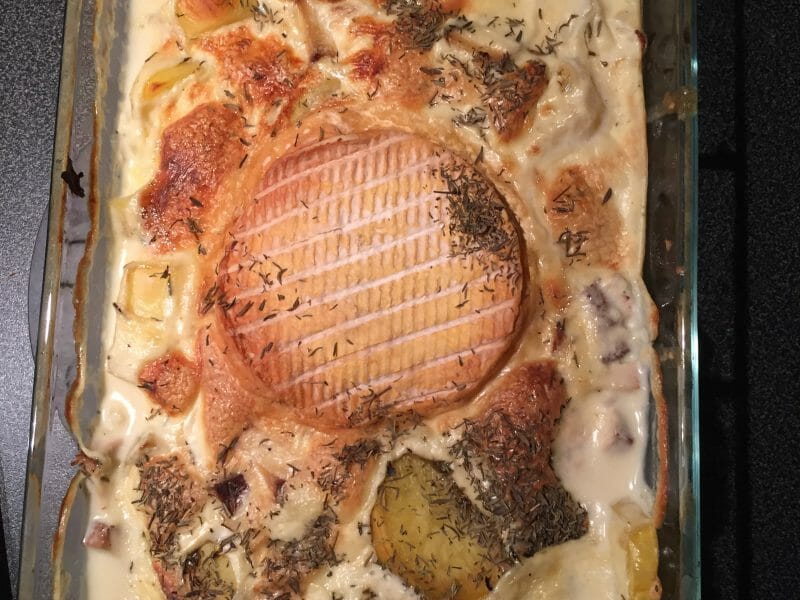 Cliquez pour zoomer ! Gratin de pommes de terre à la normande Thermomix par ManoB