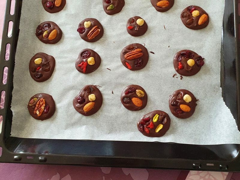 Cliquez pour zoomer ! Mendiants au chocolat Thermomix par Gwenou41