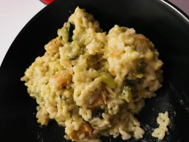 Cliquez pour zoomer ! Risotto courgettes et crevettes Thermomix par El_Nass