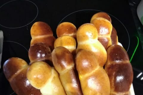 Cliquez pour zoomer ! Cougnou (coquille de Noël) au Thermomix