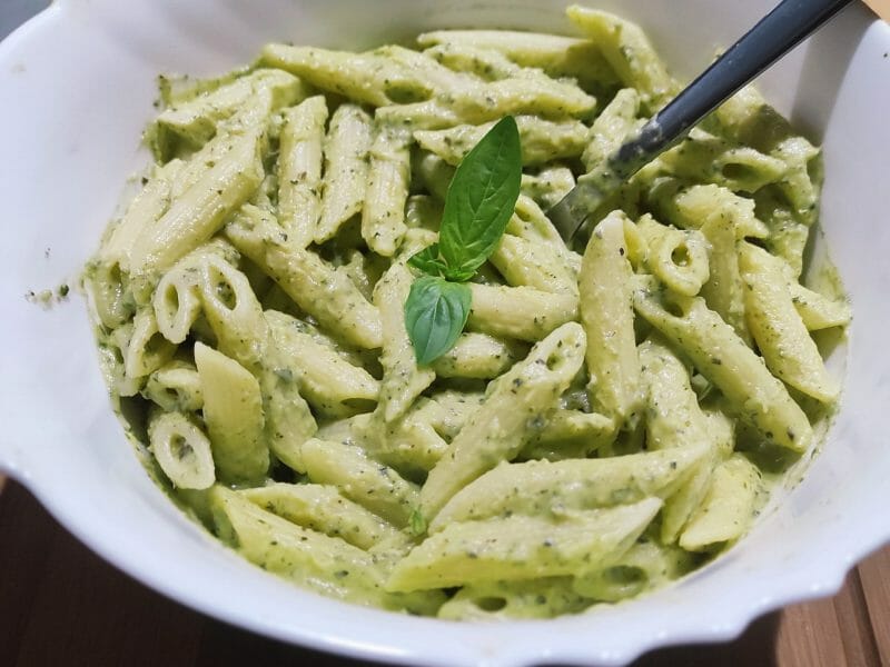 Cliquez pour zoomer ! Farfalle à la crème de courgettes Thermomix par MlleWendy