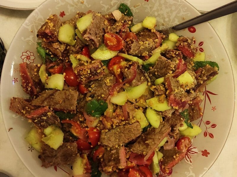 Cliquez pour zoomer ! Salade thaï au boeuf Thermomix par MlleWendy