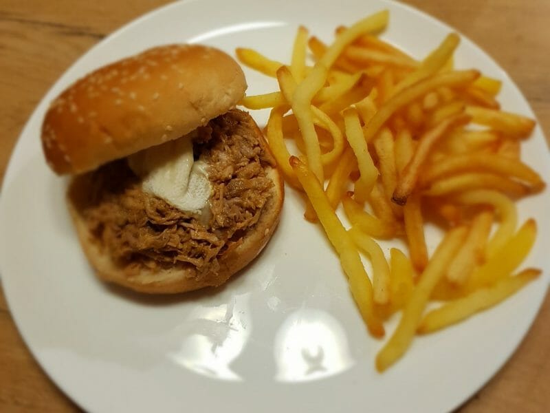 Cliquez pour zoomer ! Burger d’effiloché de porc Thermomix par steph