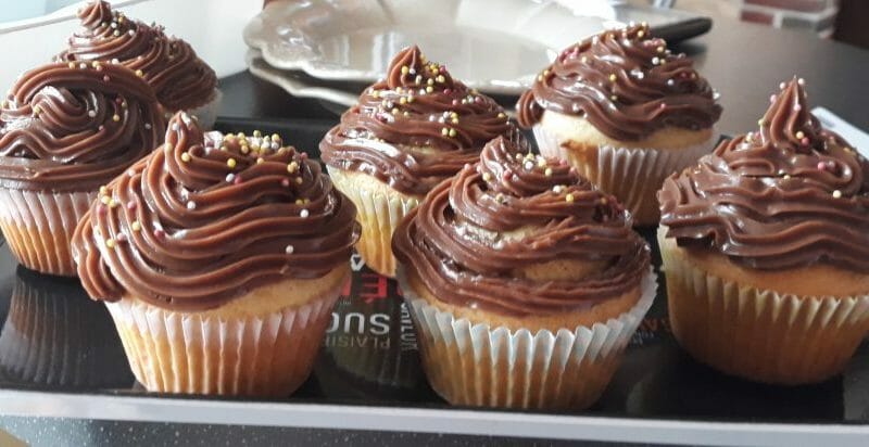 Cliquez pour zoomer ! Cupcakes au nutella Thermomix par Helene Maillard