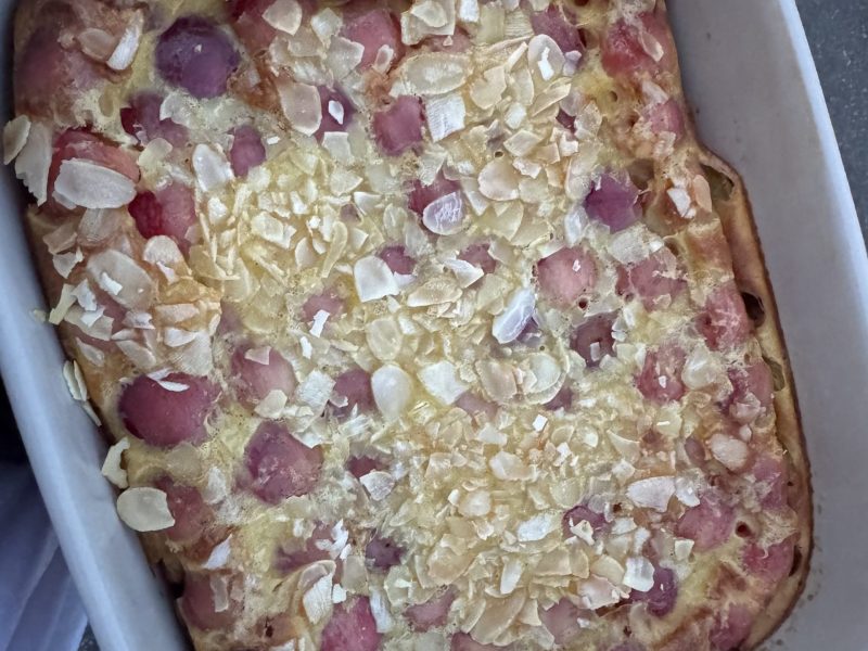 Cliquez pour zoomer ! Clafoutis aux cerises Thermomix par melistral
