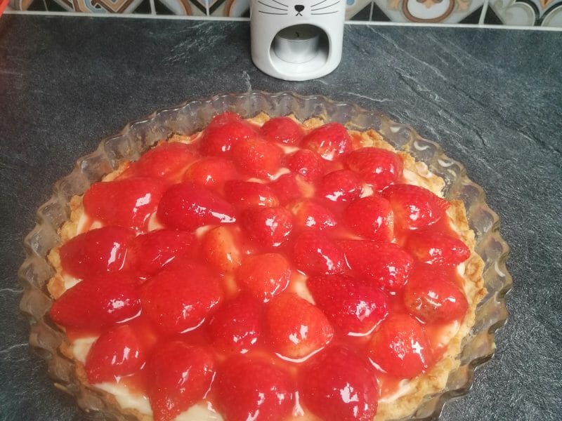 Cliquez pour zoomer ! Tarte aux fraises Thermomix par Charlotte62740