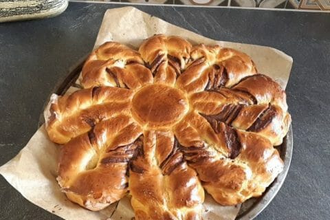Cliquez pour zoomer ! Brioche étoilée au Nutella Thermomix par Charlotte62740
