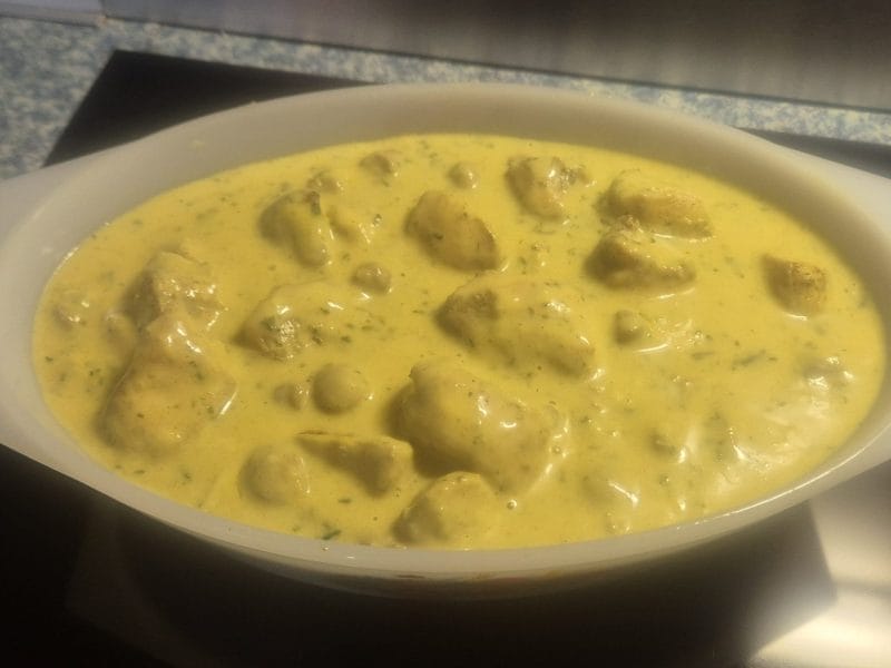 Cliquez pour zoomer ! Blancs de poulet sauce moutarde et curry Thermomix par viros