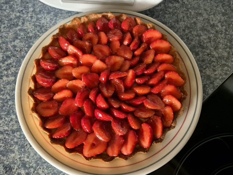 Cliquez pour zoomer ! Tarte aux fraises Thermomix par viros