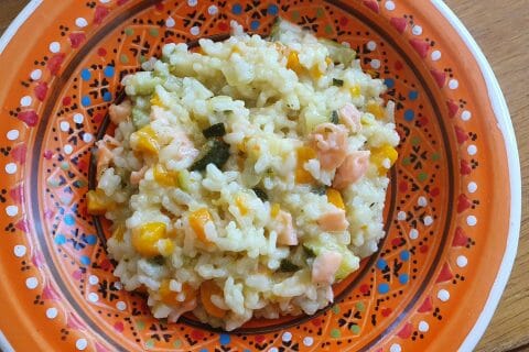 Cliquez pour zoomer ! Risotto carottes et saumon fumé Thermomix par viros