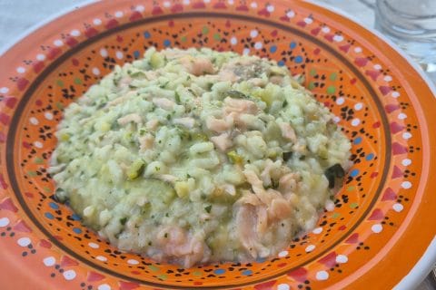 Cliquez pour zoomer ! Risotto courgettes saumon Thermomix par viros