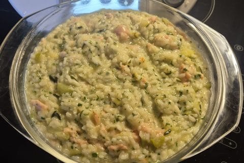 Cliquez pour zoomer ! Risotto courgettes saumon Thermomix par viros