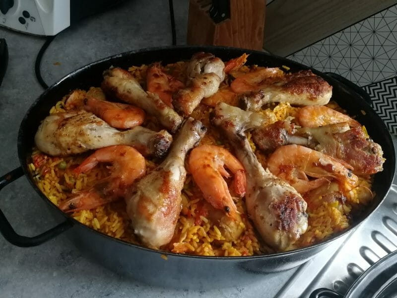 Cliquez pour zoomer ! Paella Thermomix par choupi21