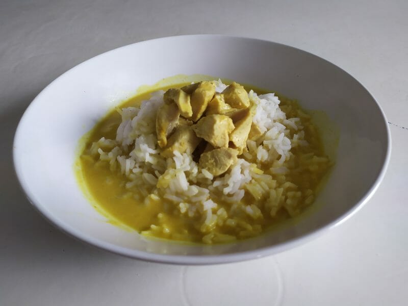 Cliquez pour zoomer ! Poulet coco aux 3 épices Thermomix par Maevaa