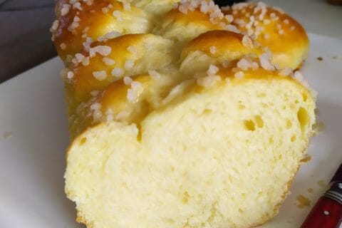 Cliquez pour zoomer ! Brioche tressée à la mie filante Thermomix par Maevaa