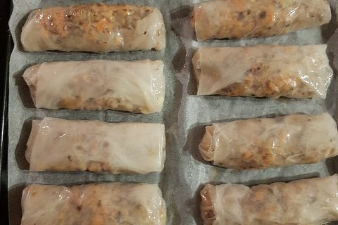Cliquez pour zoomer ! Nems au poulet au Thermomix