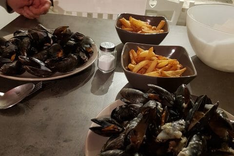 Cliquez pour zoomer ! Moules sauce poulette au Thermomix