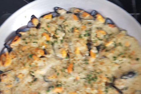 Cliquez pour zoomer ! Moules marinières Thermomix par Lucilia