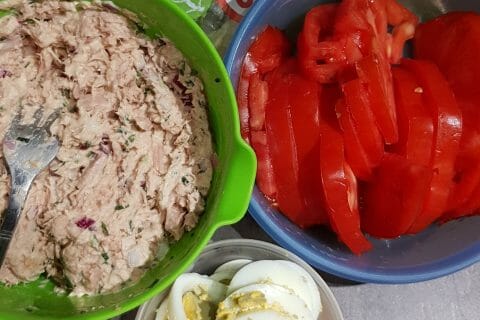 Cliquez pour zoomer ! Pain bagnat au Thermomix