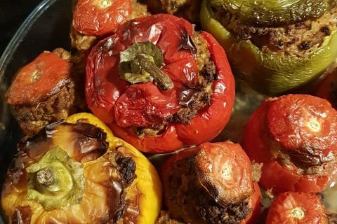 Cliquez pour zoomer ! Tomates farcies au Thermomix