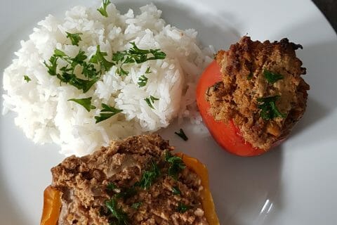 Cliquez pour zoomer ! Tomates farcies au Thermomix